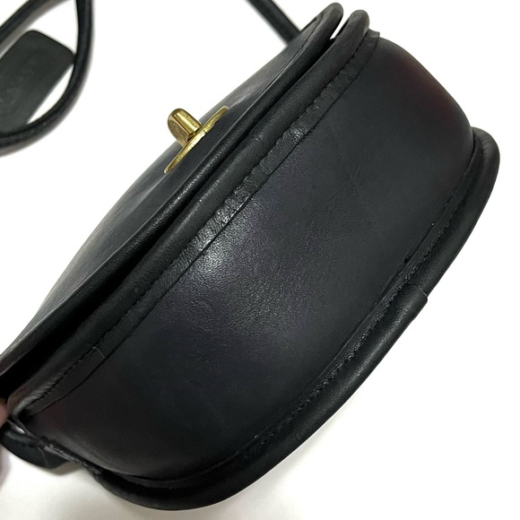 COACH 9825 Vintage Blue-Black Mini Bag Crossbody - 1980’s EUC - Picture 4 of 15